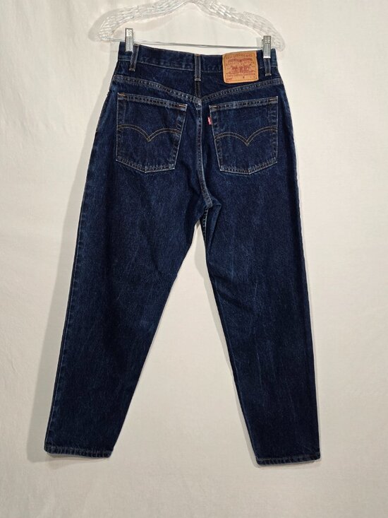 U.S.A. Vintage LEVI'S 550 Denim - U.S.A. Vintage LEVI'S 550 High Rise Tapered Leg Iconic "Mom Jeans" Size MISS 10.